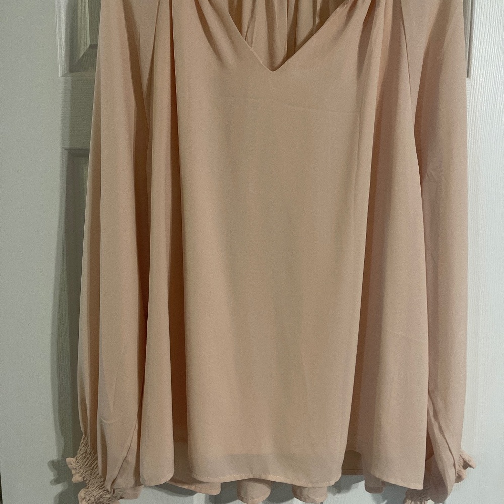 Pretty in Pink 2X blouse